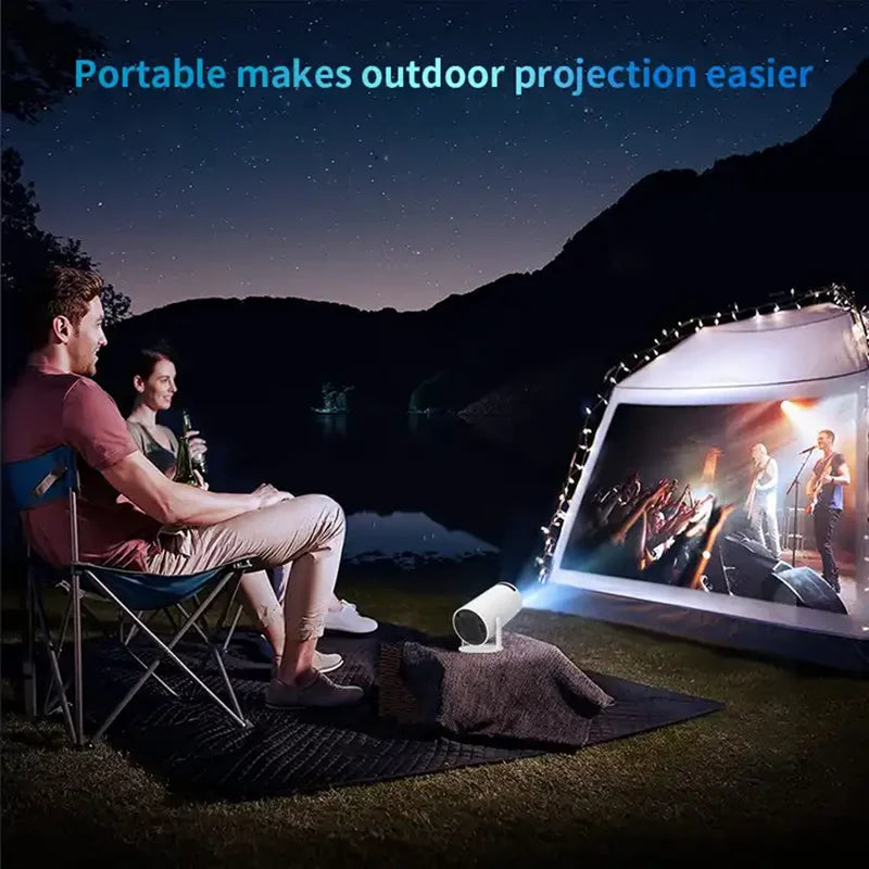 Proyector Portátil HY300 con Android 11 y Resolución 4K