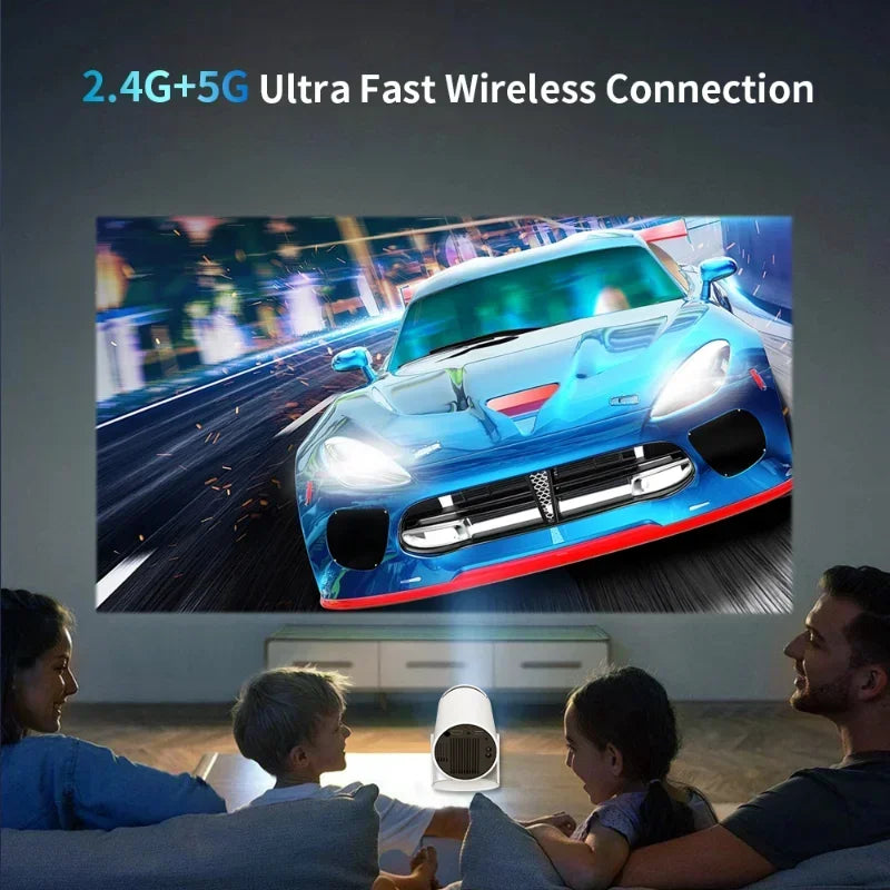Proyector Portátil HY300 con Android 11 y Resolución 4K