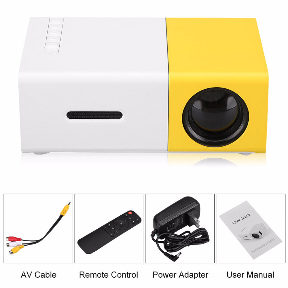 Proyector Portátil HY300 con Android 11 y Resolución 4K