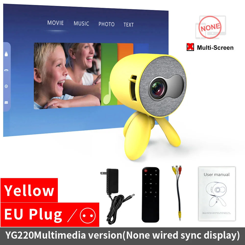 Proyector Portátil HY300 con Android 11 y Resolución 4K