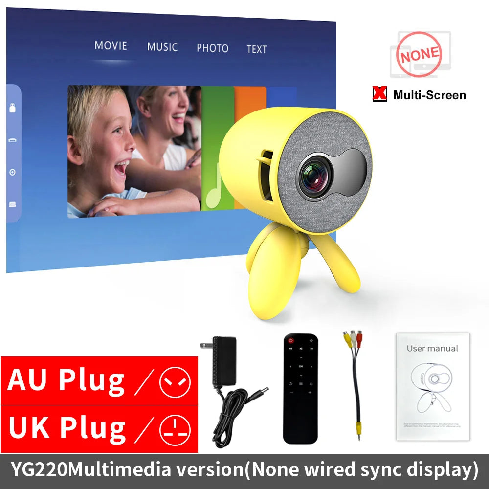 Proyector Portátil HY300 con Android 11 y Resolución 4K