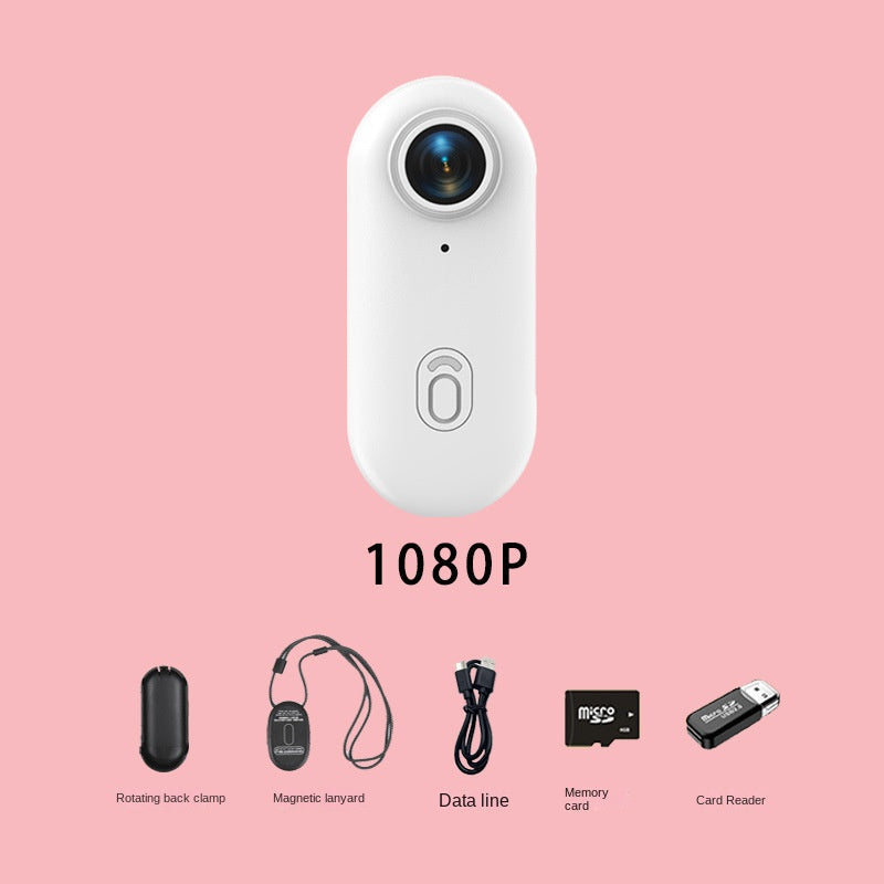 Thumb Bike Camera Magnetic Back Clip Sports Camera Thumb Recorder Pet