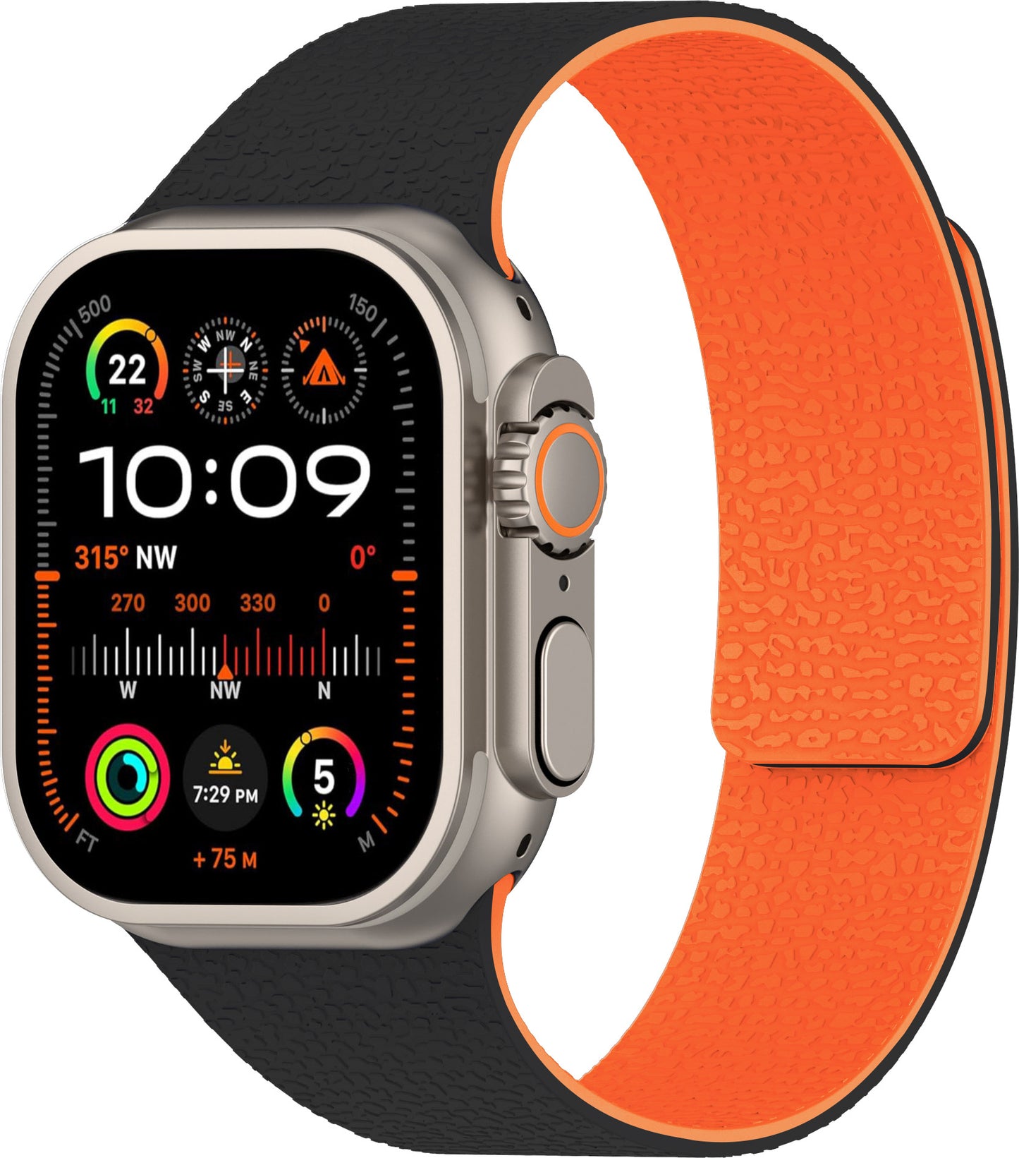 Apple iWatch, Huawei Watch 5, Samsung GT5 Silicone Watch Band with Soft Magnetic Adsorption and Lychee Pattern