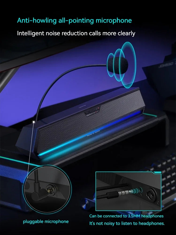 Altavoz Gaming Edifier G1500bar con Bluetooth y Modos de Sonido