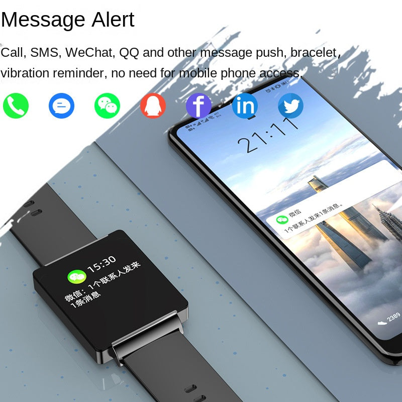 Smart Watch Heart Rate Blood Pressure Temperature Sleep Monitoring Smart Sports Watch NFC Access Control Wristband