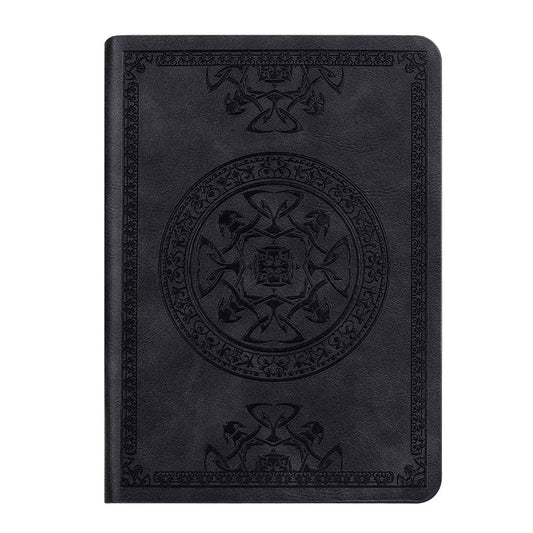 Mini notebook portable small notepad exquisite printing book students learn to write and office leather notebook A6 notebook